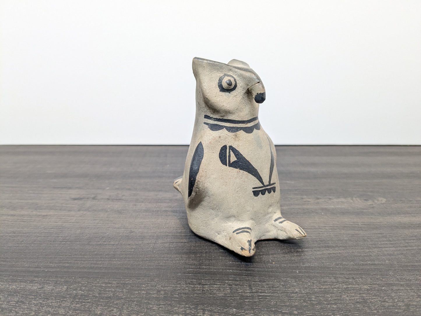 Cochiti Pueblo Pottery Owl | Cochiti Owl Figurine | Indigenous New Mexico Pottery