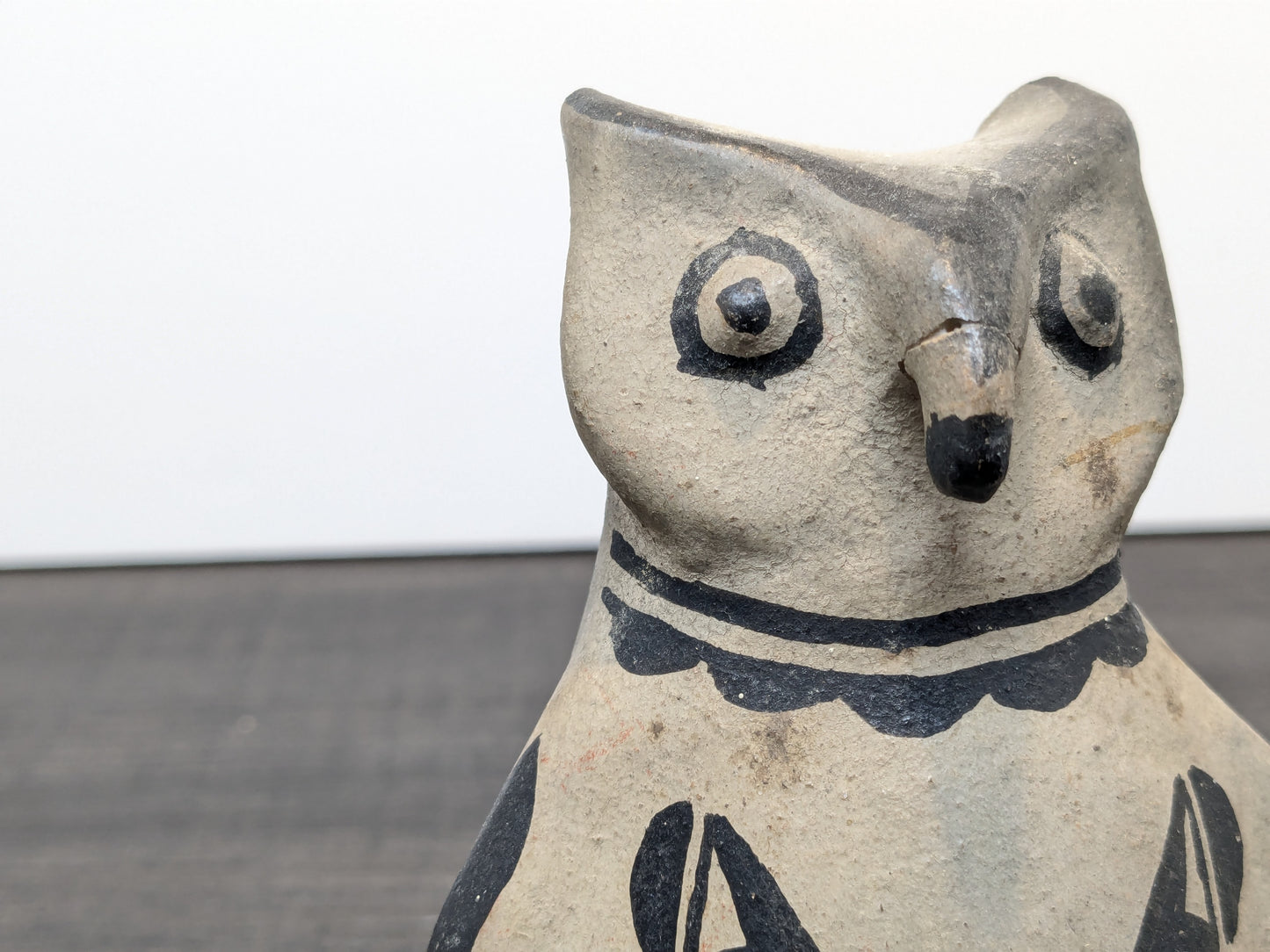 Cochiti Pueblo Pottery Owl | Cochiti Owl Figurine | Indigenous New Mexico Pottery