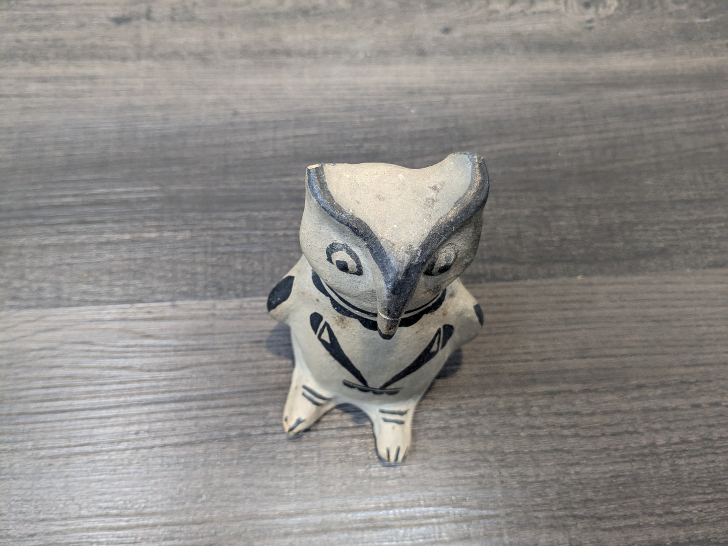 Cochiti Pueblo Pottery Owl | Cochiti Owl Figurine | Indigenous New Mexico Pottery