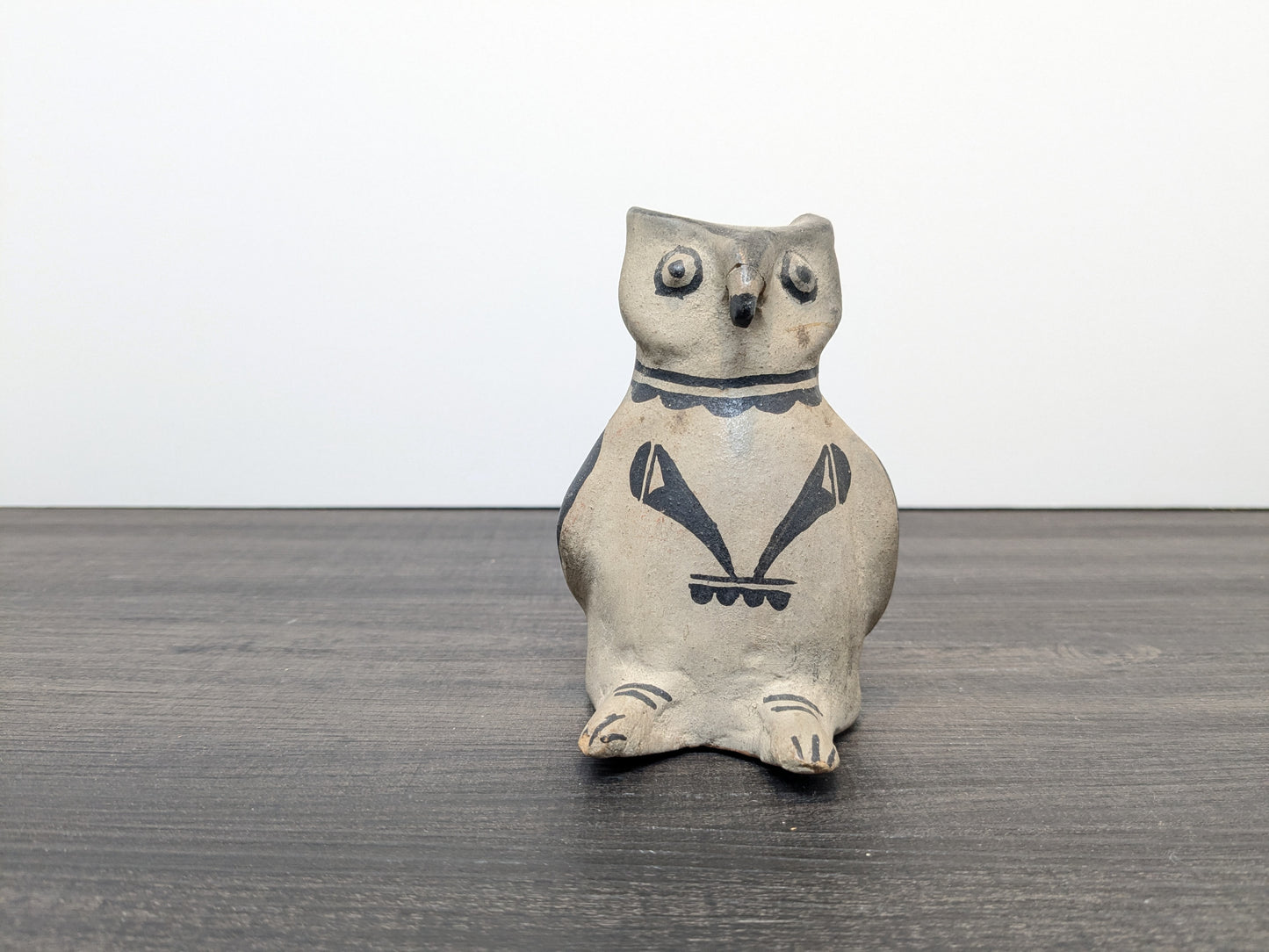 Cochiti Pueblo Pottery Owl | Cochiti Owl Figurine | Indigenous New Mexico Pottery
