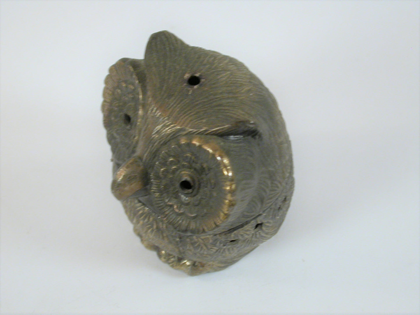Brass Owl Incense Holder | Vintage Brass