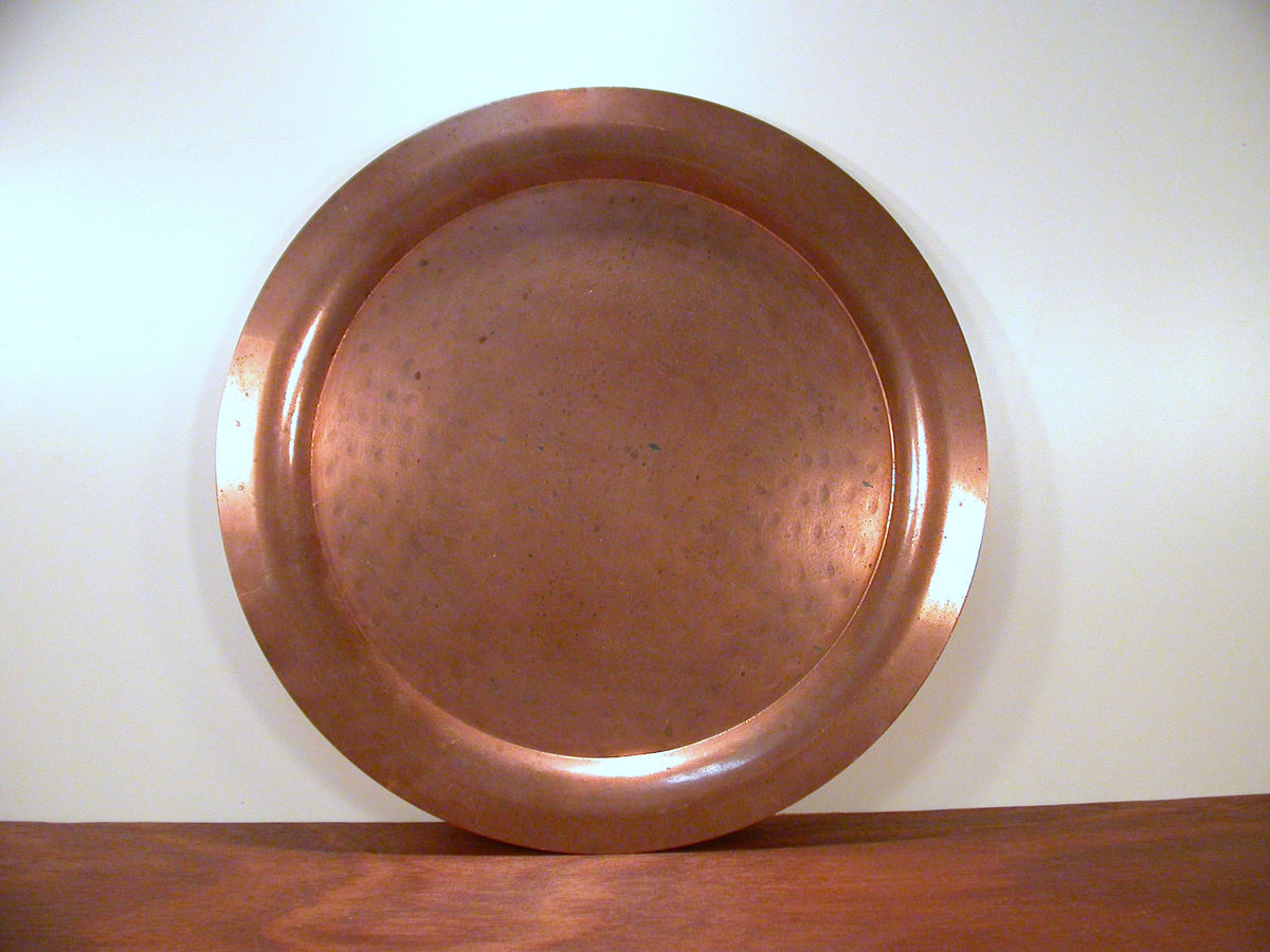 Hand Hammered Flemish Copper Plate | Arts & Crafts Copper