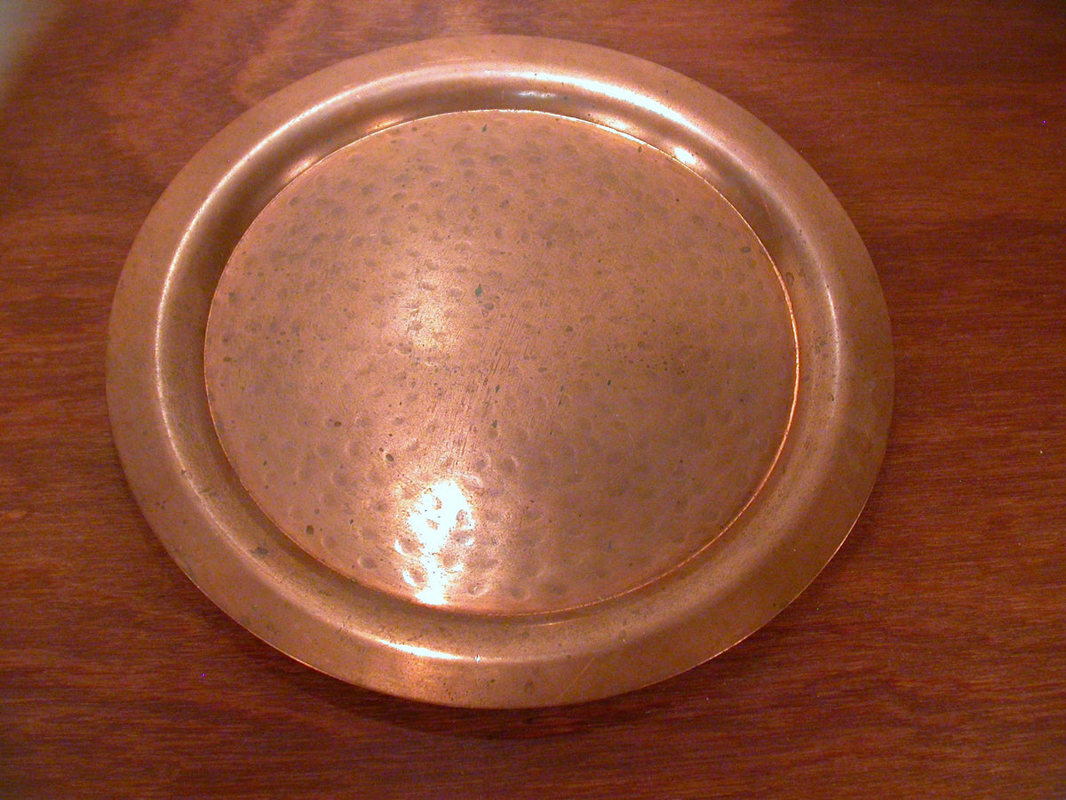 Hand Hammered Flemish Copper Plate | Arts & Crafts Copper