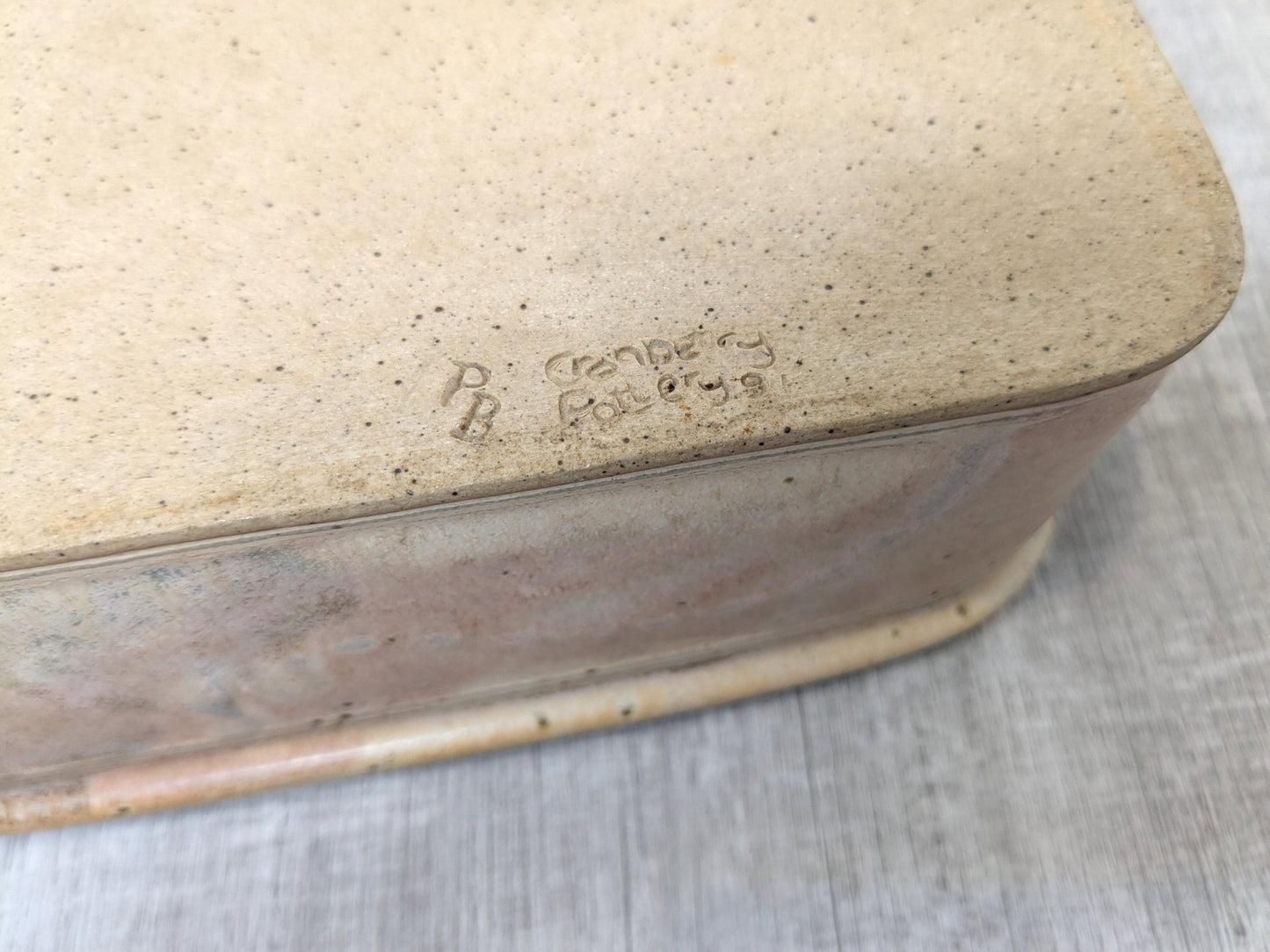 Cranberry Pottery Powel River | White Stoneware Baking Dish