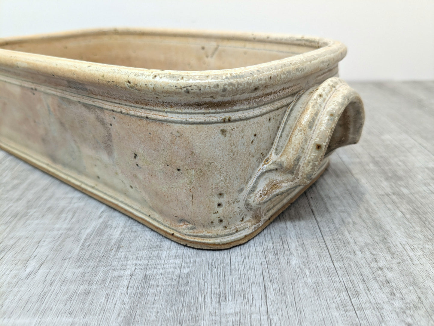 Cranberry Pottery Powel River | White Stoneware Baking Dish