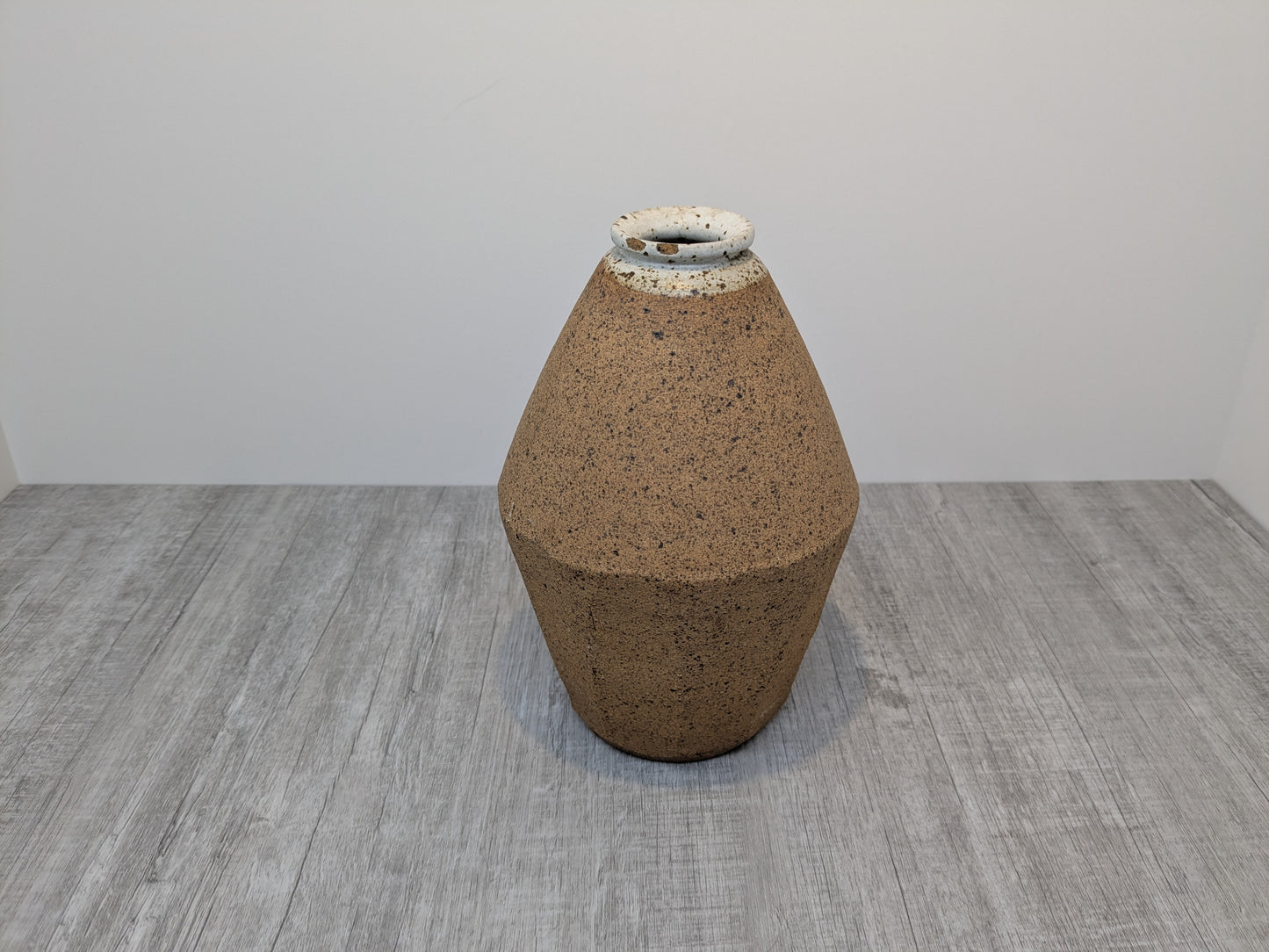 Danny Killick Multi faceted Stoneware Vase | Vintage British Stoneware Pottery