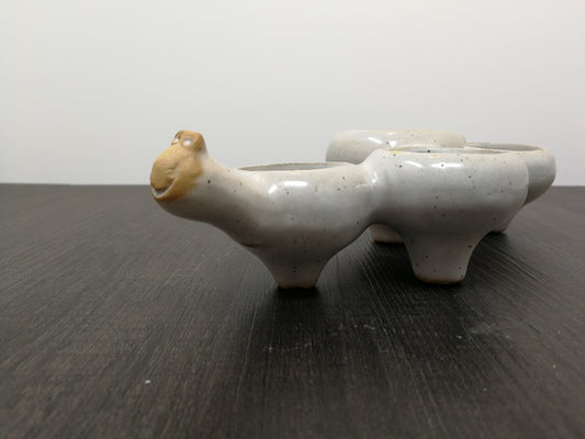 David Stewart Succulent Planter | Caterpillar Planter Lions Valley Stoneware Pottery |