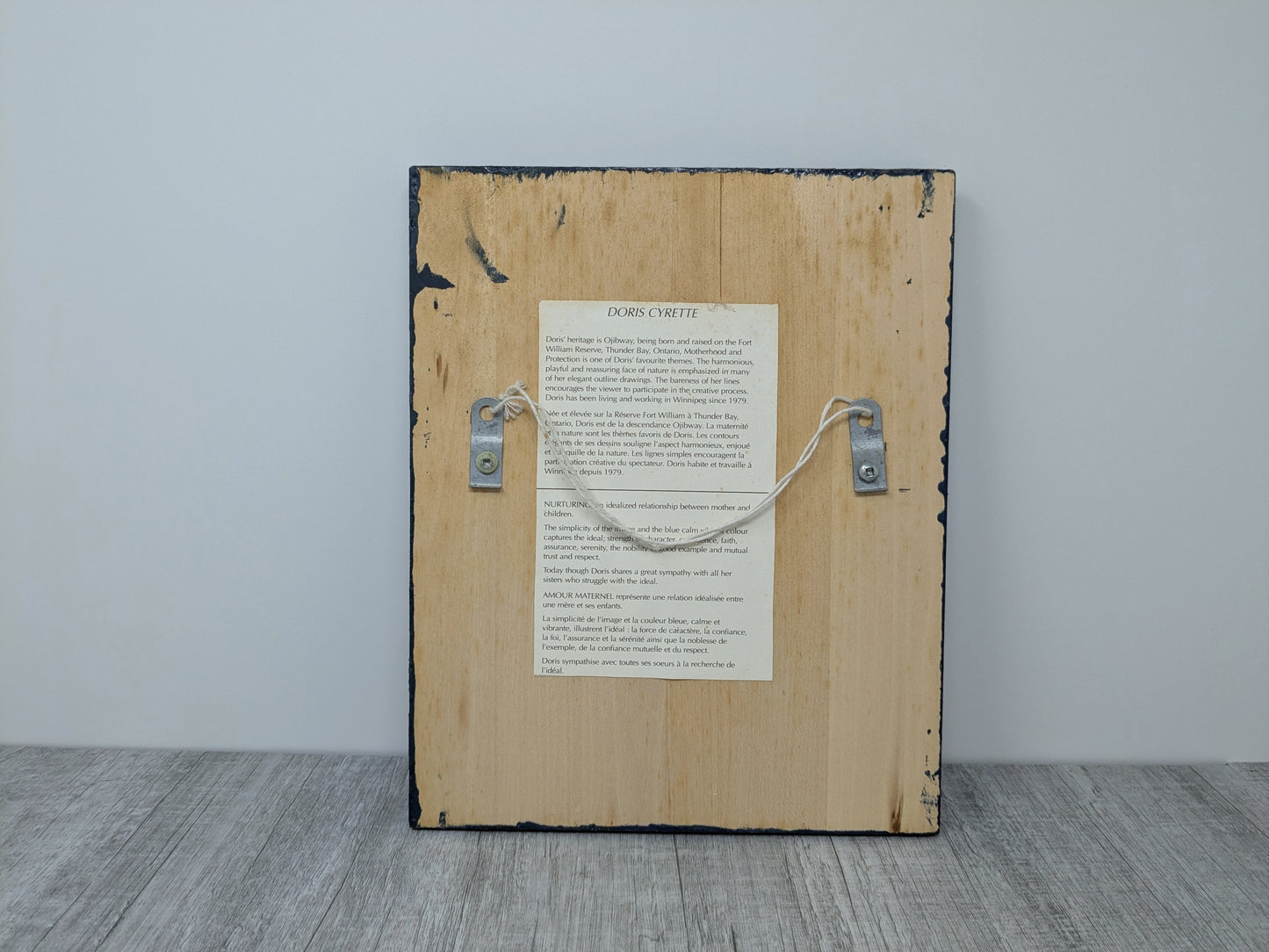 Doris Cyrette Wood Mounted Print | Indigenous Ojibway Art