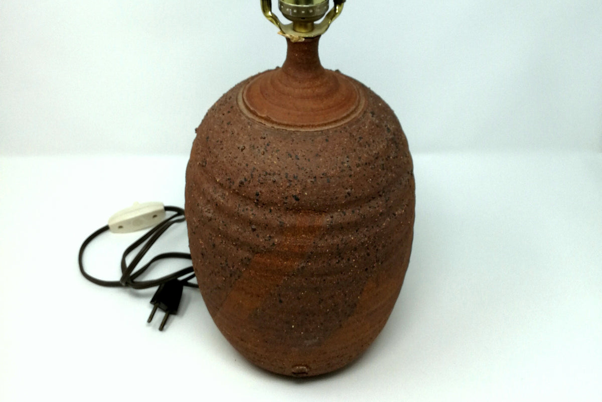 Ed Drahanchuk | Studio Pottery Stoneware | Table Lamp | Mid Century