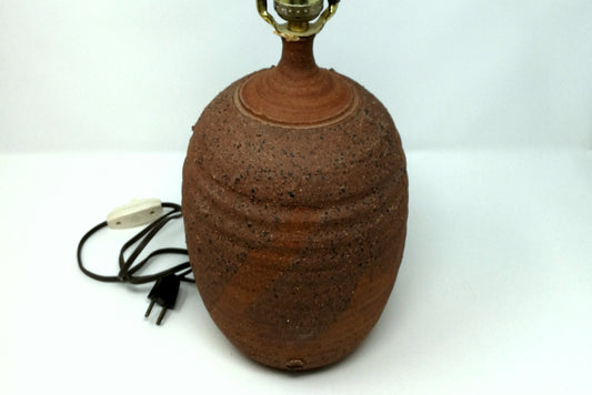 Ed Drahanchuk | Studio Pottery Stoneware | Table Lamp | Mid Century