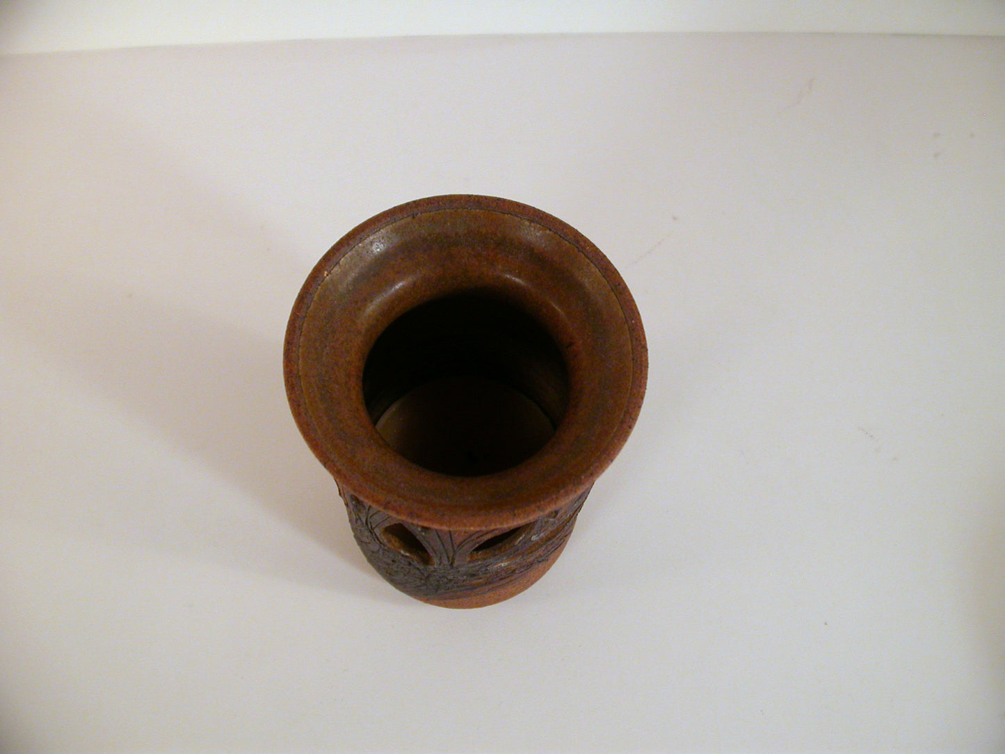 Drahanchuk Studio Stoneware Pottery Vase or Candle Holder