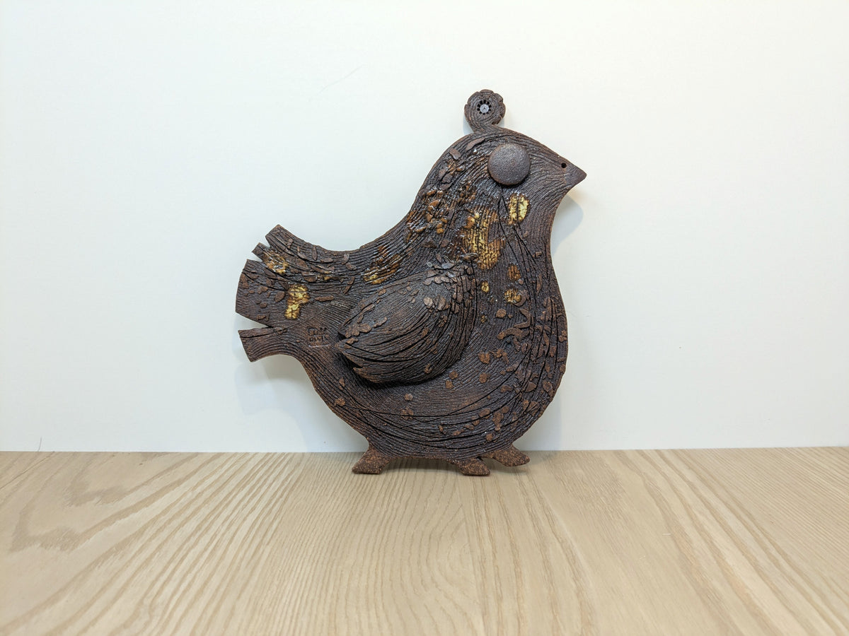 Ed Drahanchuk Stoneware Wall Art | Mid Century Studio Pottery