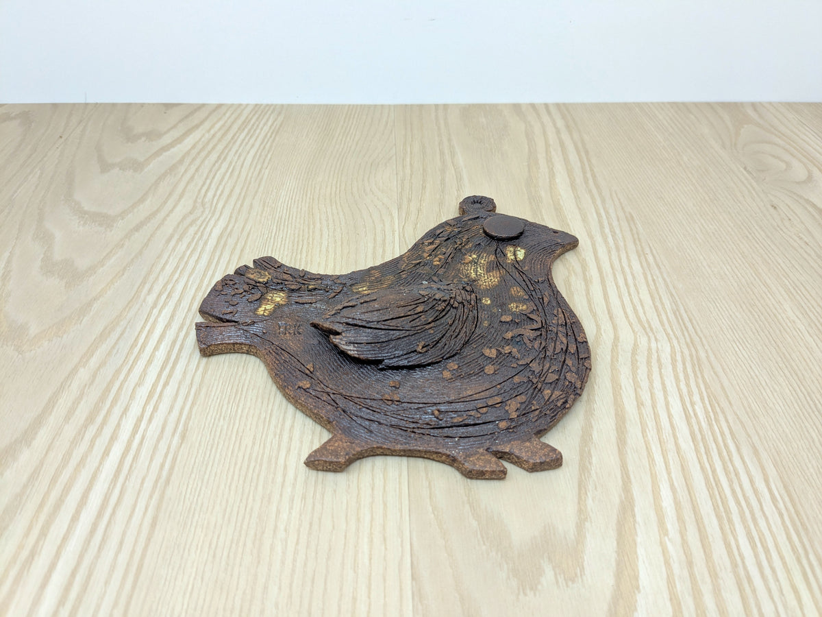 Ed Drahanchuk Stoneware Wall Art | Mid Century Studio Pottery