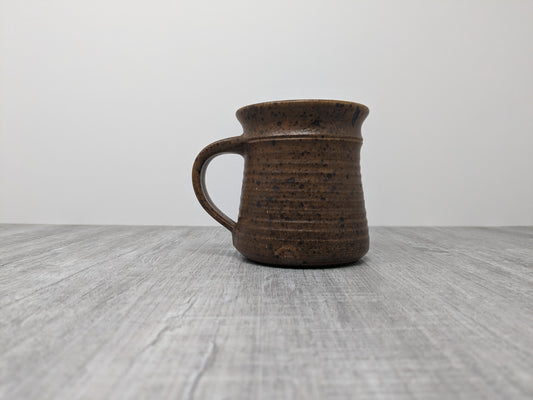 Edmunds Handthrown Stoneware Mug  | Solid Functional Pottery | Warm Earthtone Glaze