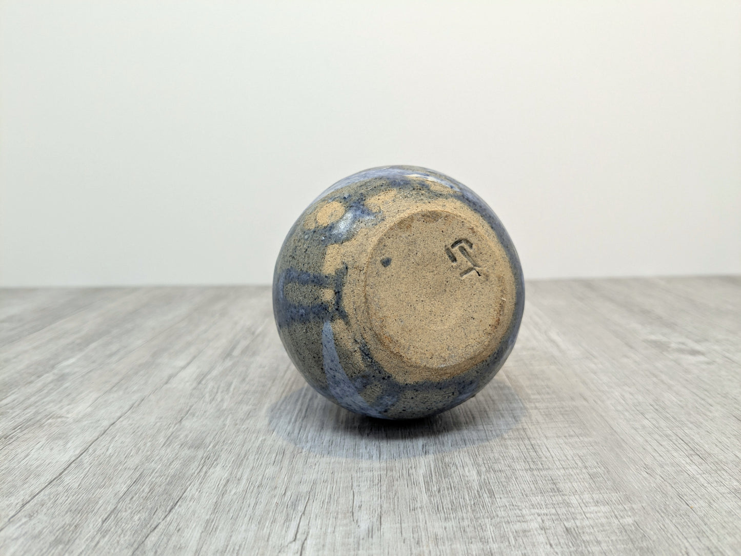 Edna Thompson Blue Mauve Vase | Vancouver Island Artisan Potter