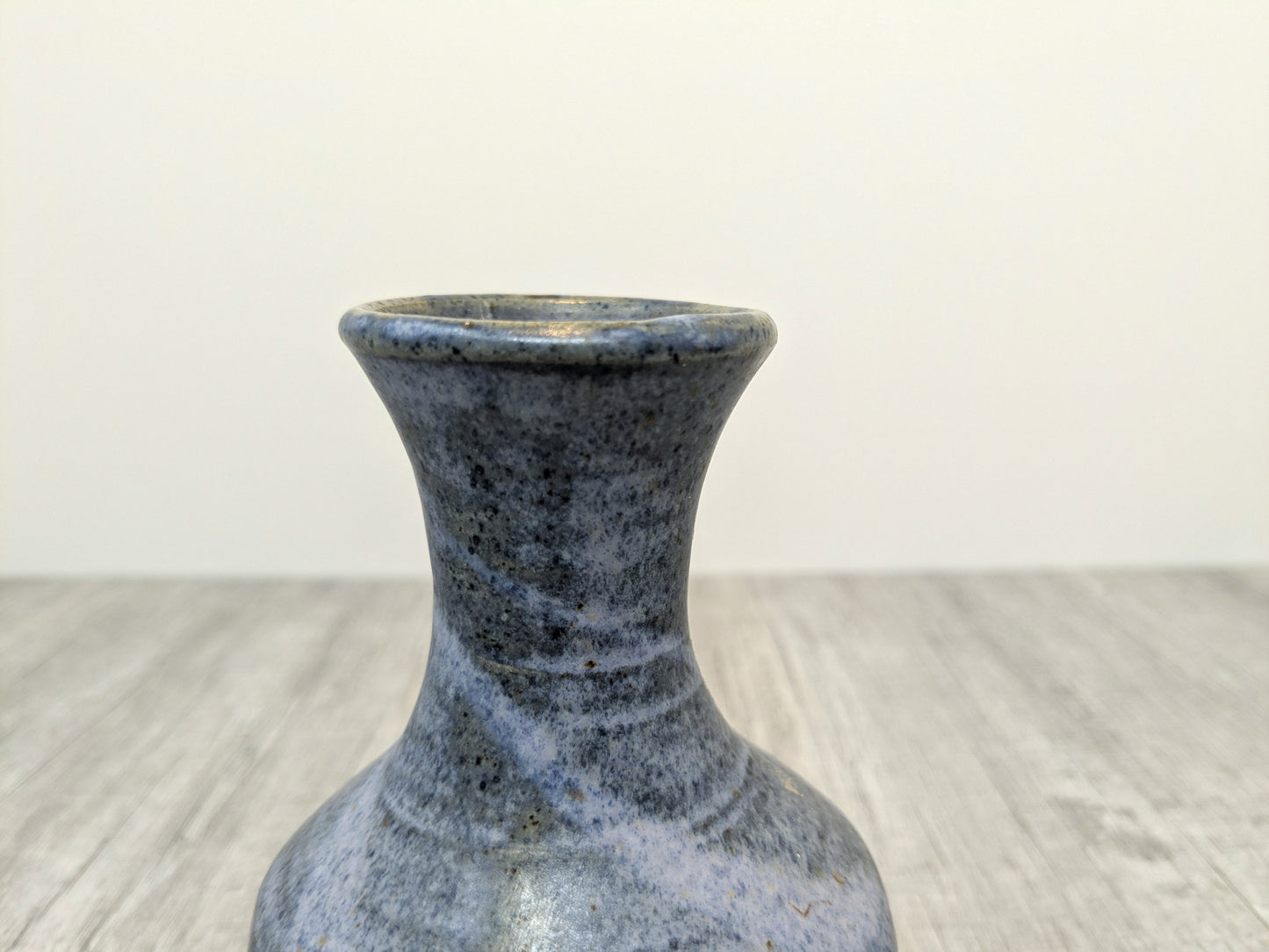 Edna Thompson Blue Mauve Vase | Vancouver Island Artisan Potter