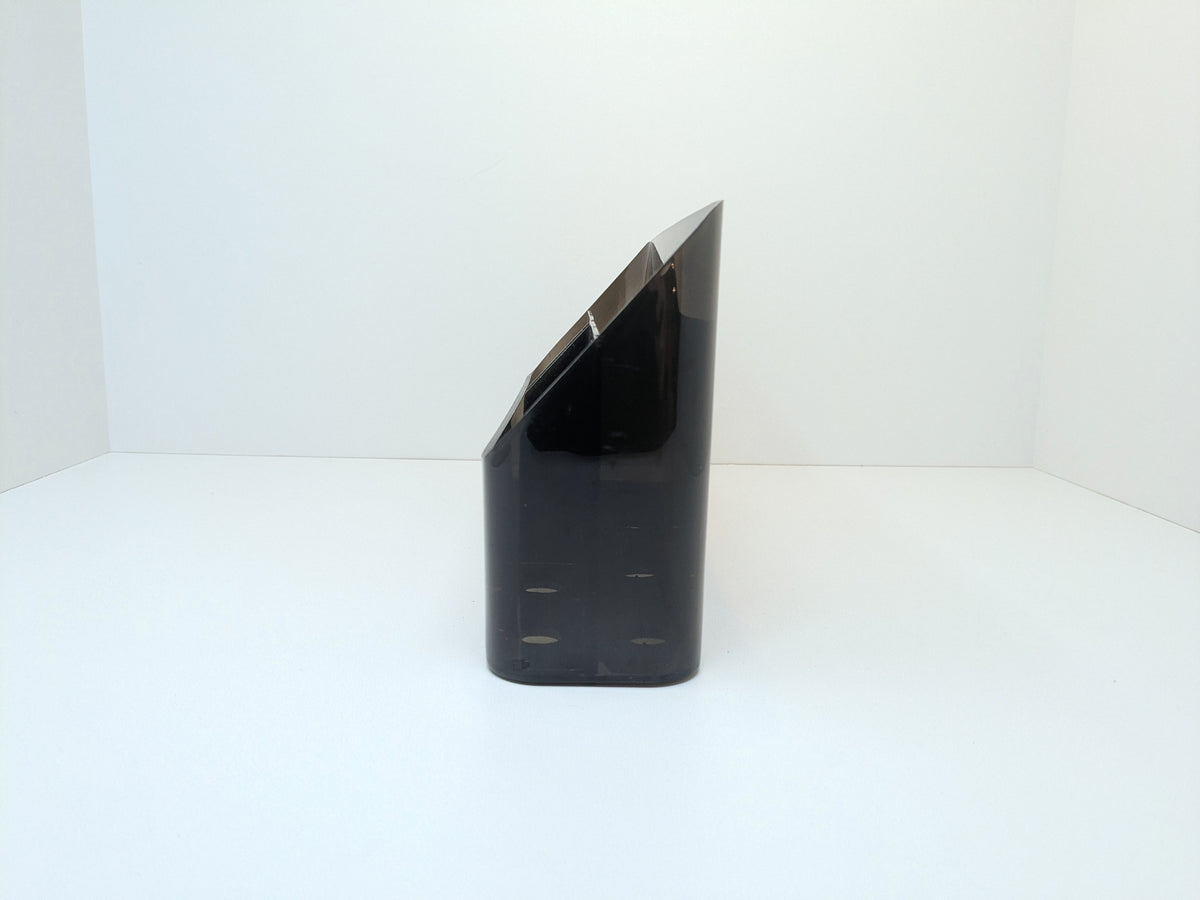 Eldon Office Organizer | Translucent Grey Slate  Plastic Wall Mounted Storage