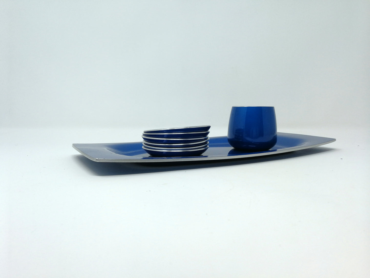 Emalox Scandinavian modern blue coasters | Emalox Norway