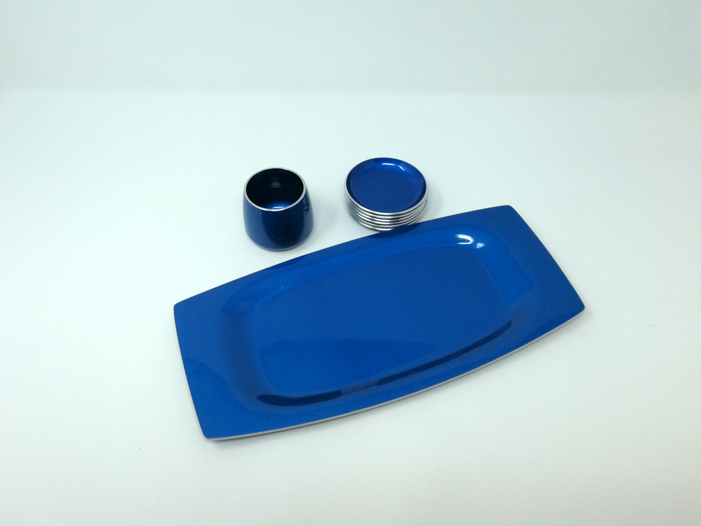 Emalox Scandinavian modern blue coasters | Emalox Norway