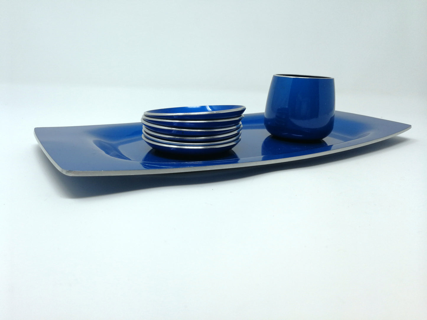 Emalox Scandinavian modern blue coasters | Emalox Norway