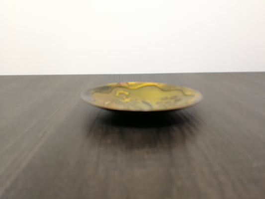 Micheline & Yves Sylvestre De-Passillé 1970's Enameled Small Dish | Ornamental Mid Century Dish