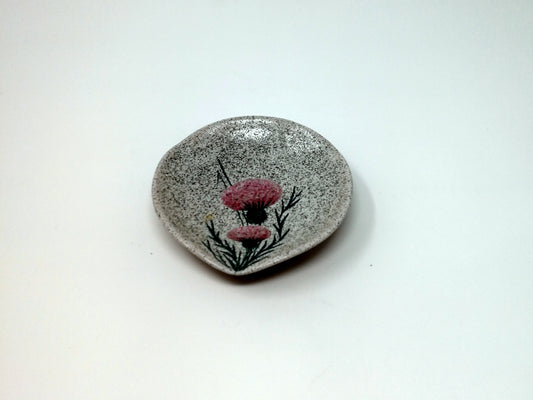 Ernst & Alma Lorenzen Studio Pottery | Small Cruet or Cornered Dish | Nova Scotia Ceramics