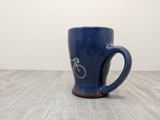 Faro Annie Sulivan Studio Pottery Bicycle Mug