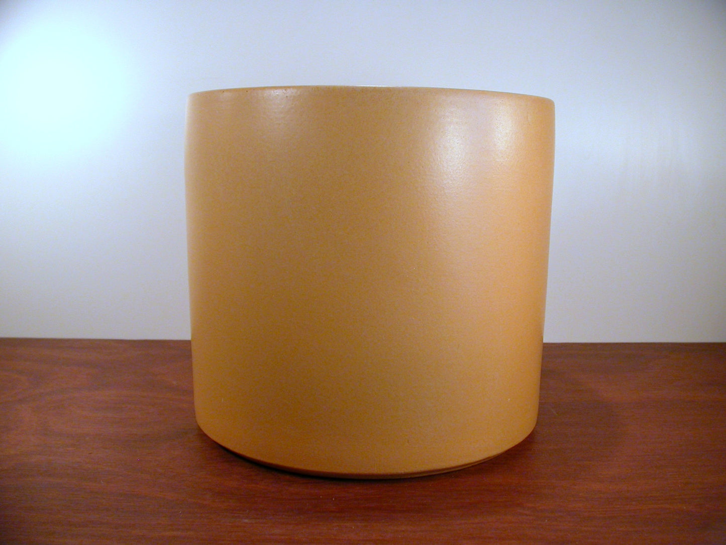 Gainey Mustard Yellow AC 12 Ceramic Planter, Mid Century Modern Planter by Gainey Ceramics