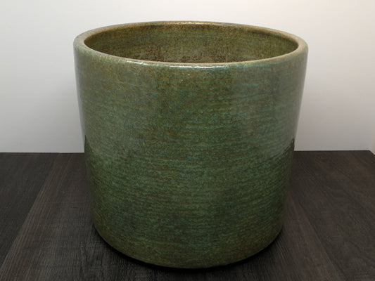 Gainey Pottery AC10 Planter | California Modern Pottery | Green Glaze