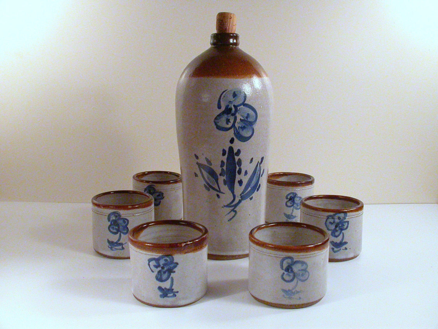 Gordon Pottery Elora Ontario, Vintage Stoneware, Salt Glaze