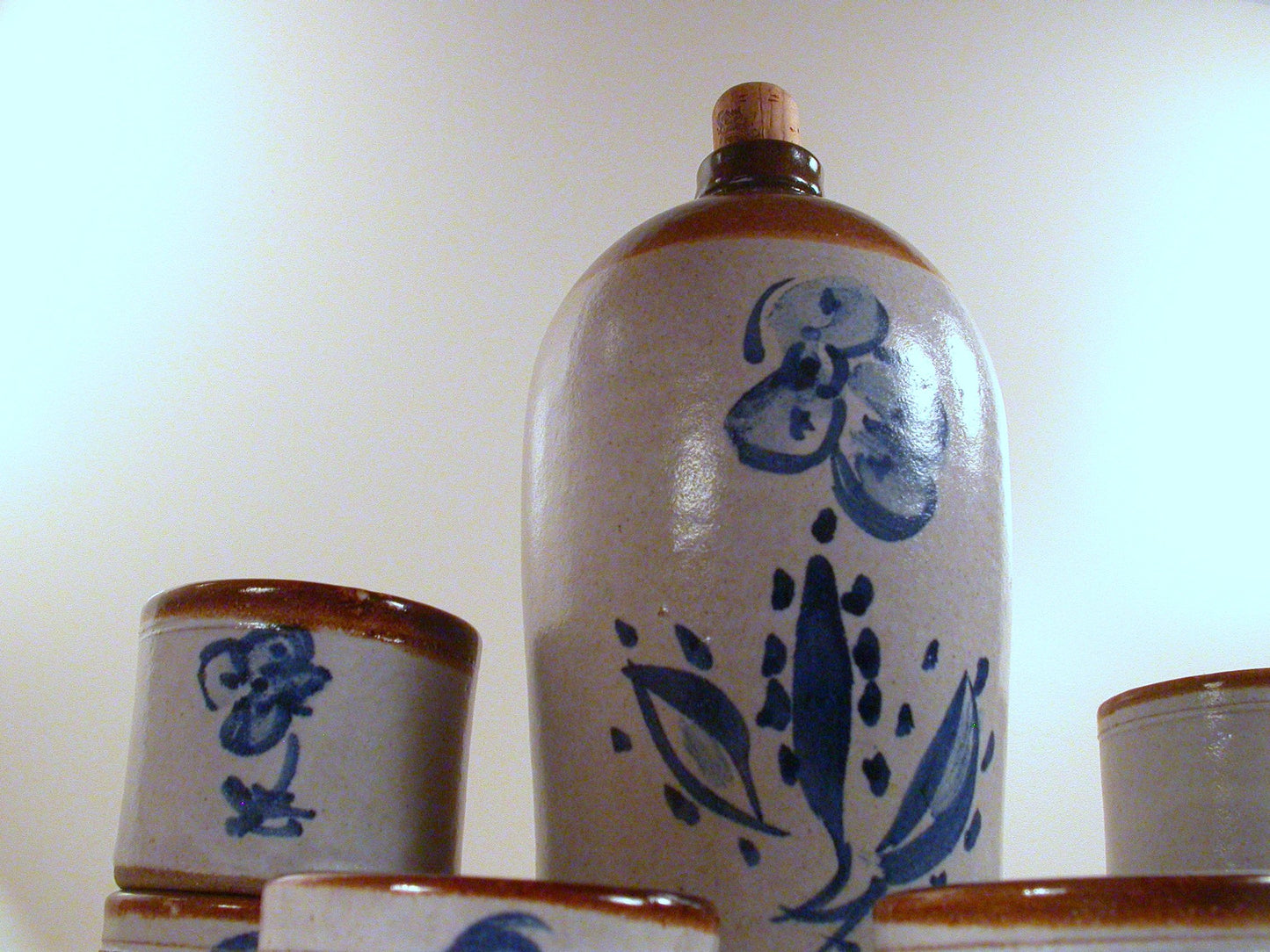 Gordon Pottery Elora Ontario, Vintage Stoneware, Salt Glaze