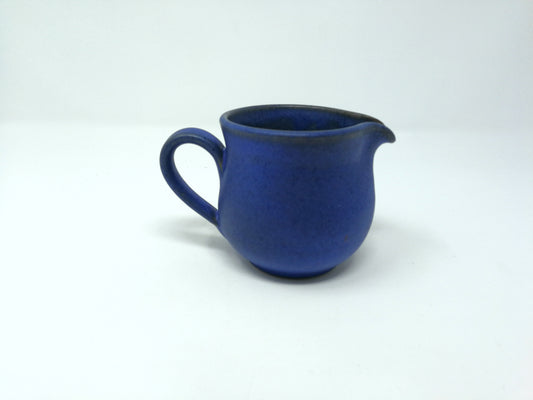 Grove Pottery Spouted Blue Creamer