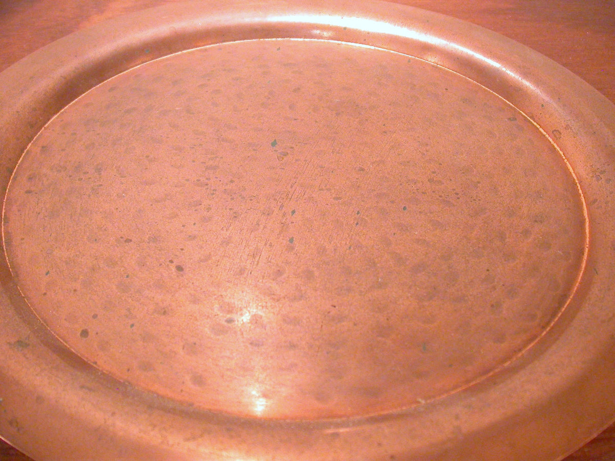 Hand Hammered Flemish Copper Plate | Arts & Crafts Copper