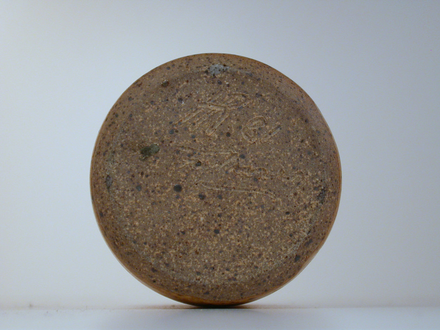 Hansen Ross Studio Pottery | Stoneware Cylinder Vase | Signed Folmer Hansen 1981
