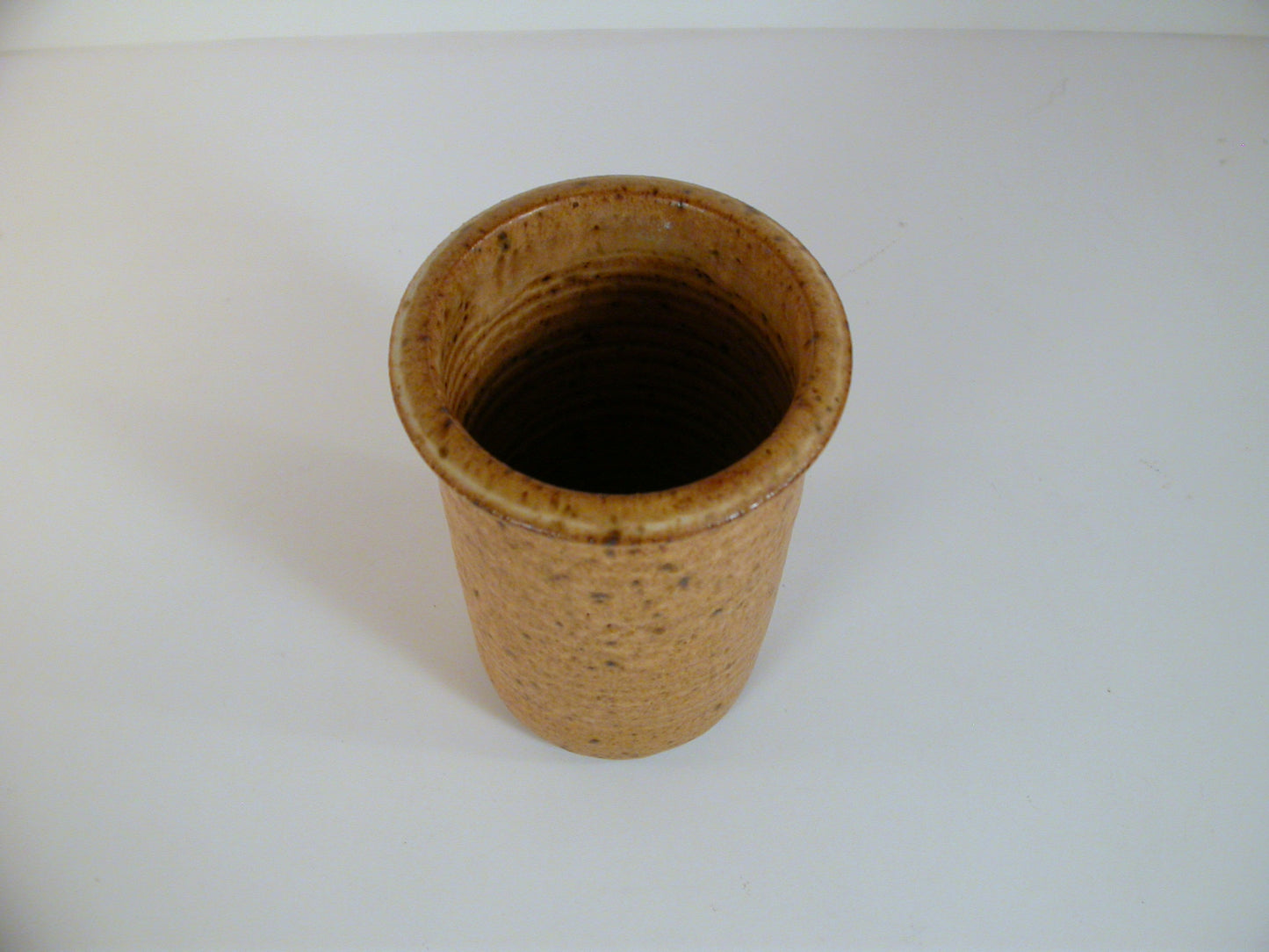 Hansen Ross Studio Pottery | Stoneware Cylinder Vase | Signed Folmer Hansen 1981
