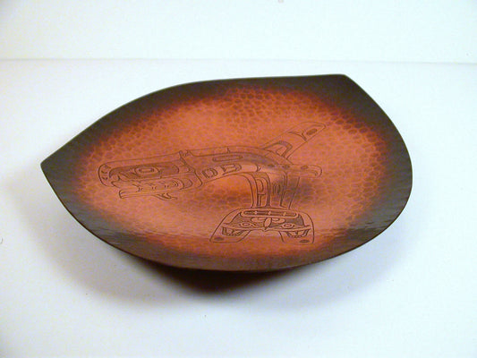 HArold Alfred Copper Plate | Killer Whale Design
