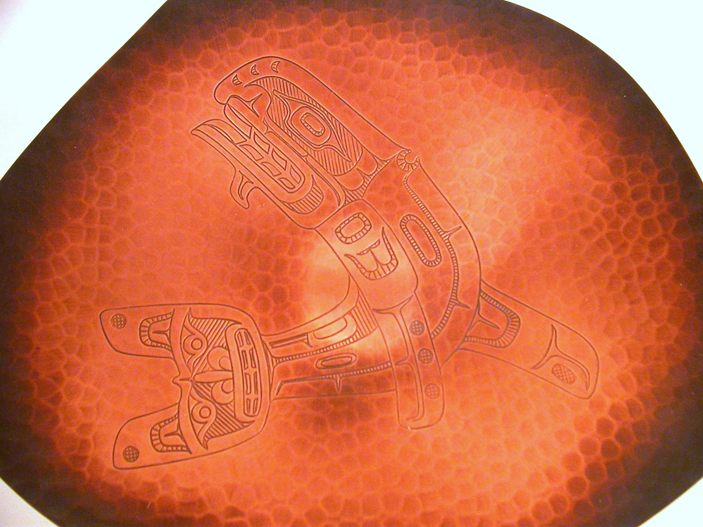 HArold Alfred Copper Plate | Killer Whale Design
