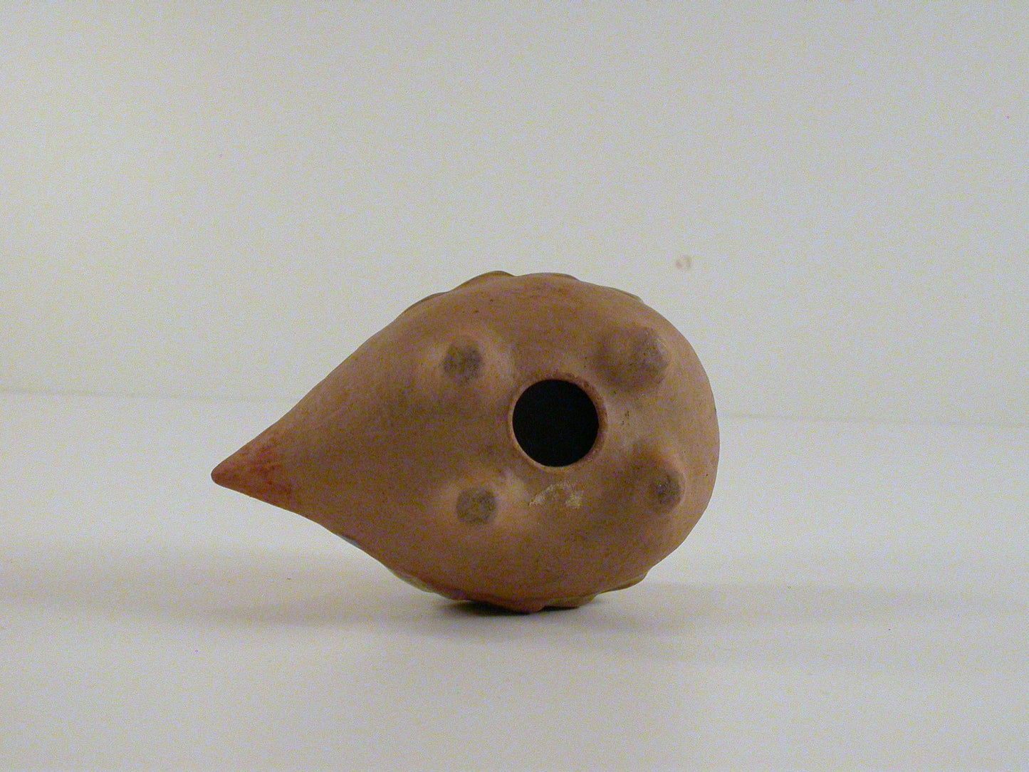 Pottery Hedgehog Candle Holder, David Stewart ? Art Pottery