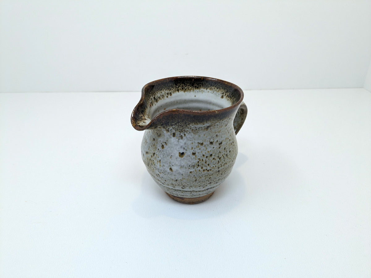 Heinz Laffin Stoneware Jug | Tenmoku Glaze | Hornby Island Pottery