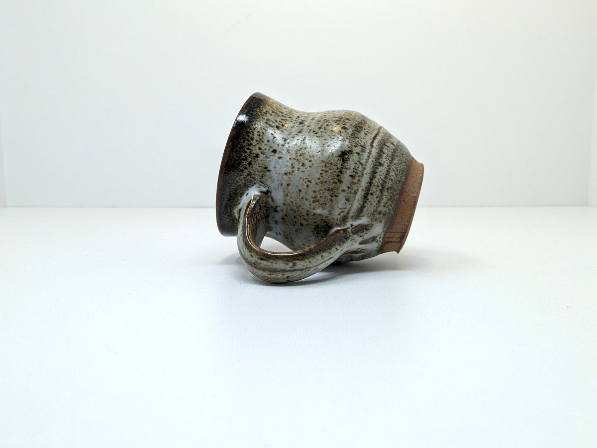 Heinz Laffin Stoneware Jug | Tenmoku Glaze | Hornby Island Pottery