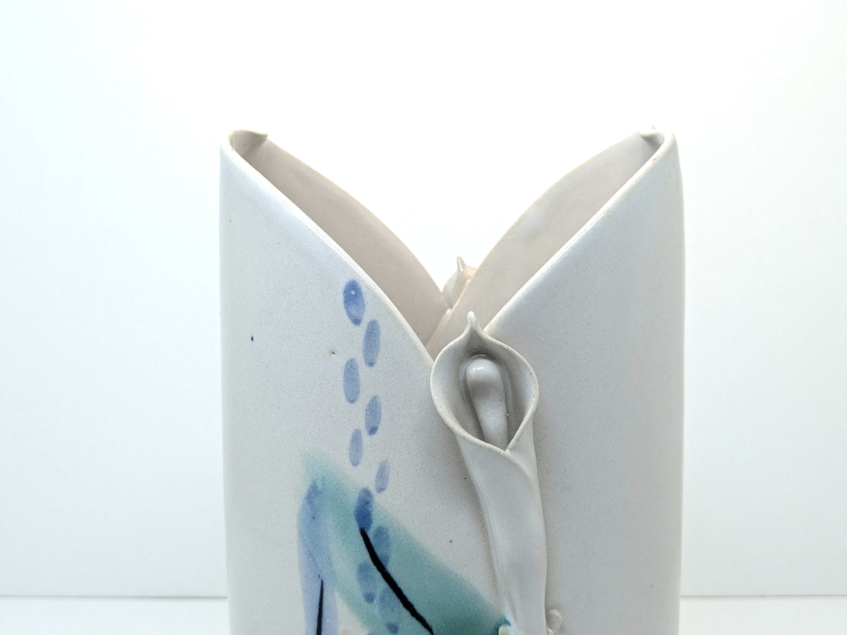 Postmodern Pastel Abstract Vase | Nancy Hilborn Cambridge Ontario