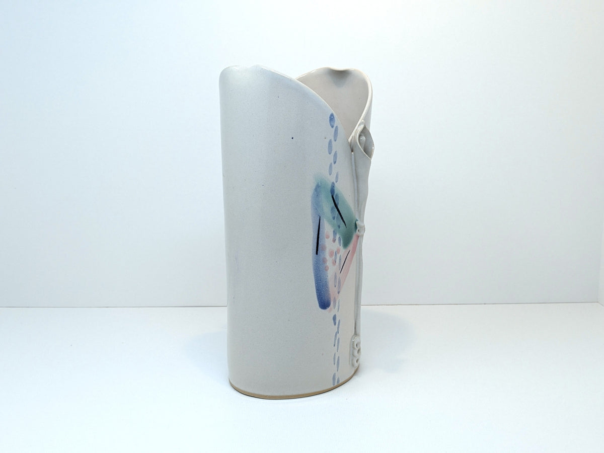 Postmodern Pastel Abstract Vase | Nancy Hilborn Cambridge Ontario