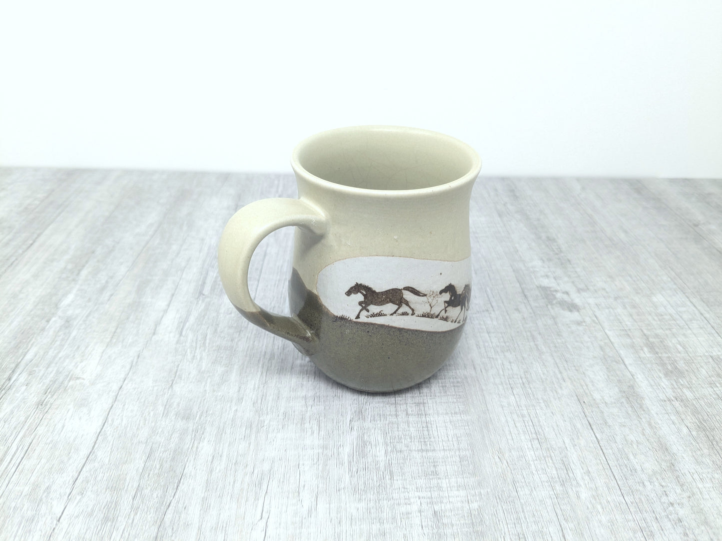 Otagiri Mug Japan | Galloping Horse Stoneware Mug