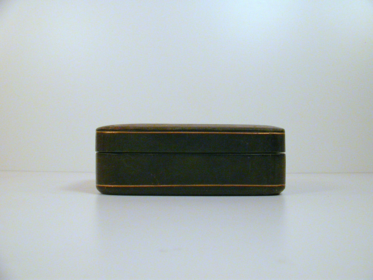 Vintage Jewelry Box, Leather Jewelry Box made for the Hudson's Bay Company, Italian Jewelery Box