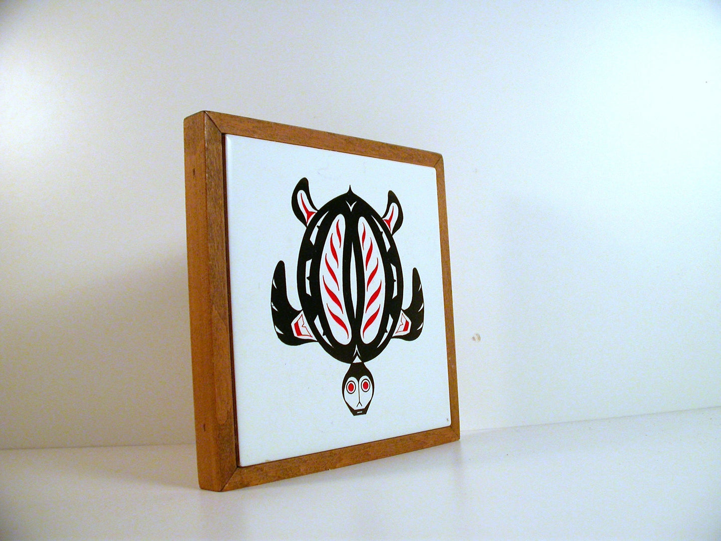 West Coast Indigenous Graphic Design Turtle| Vintage Wall Tile | Stylized Turtle