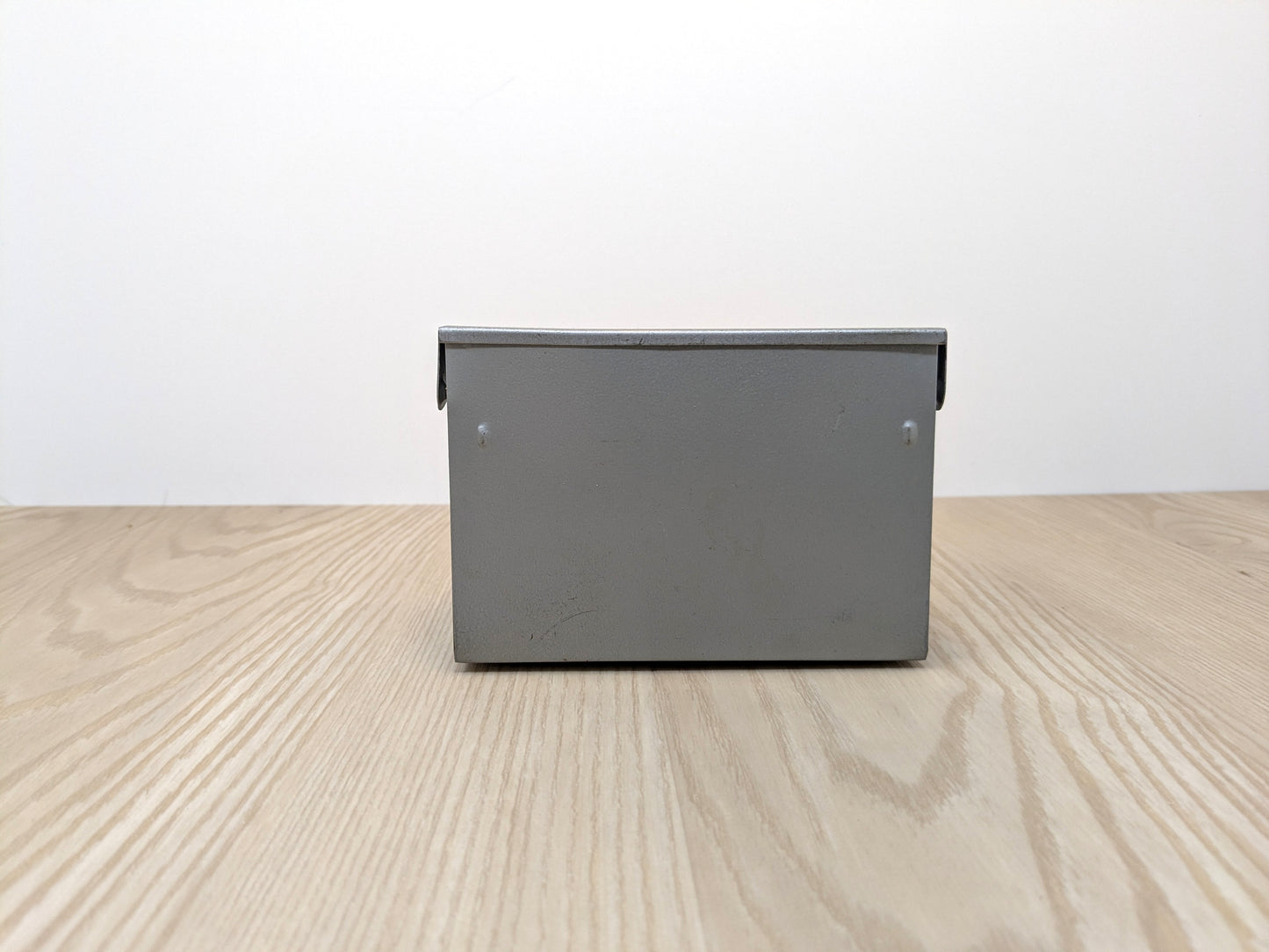 Grey Powder Coated Index Box | Metal Storage Box