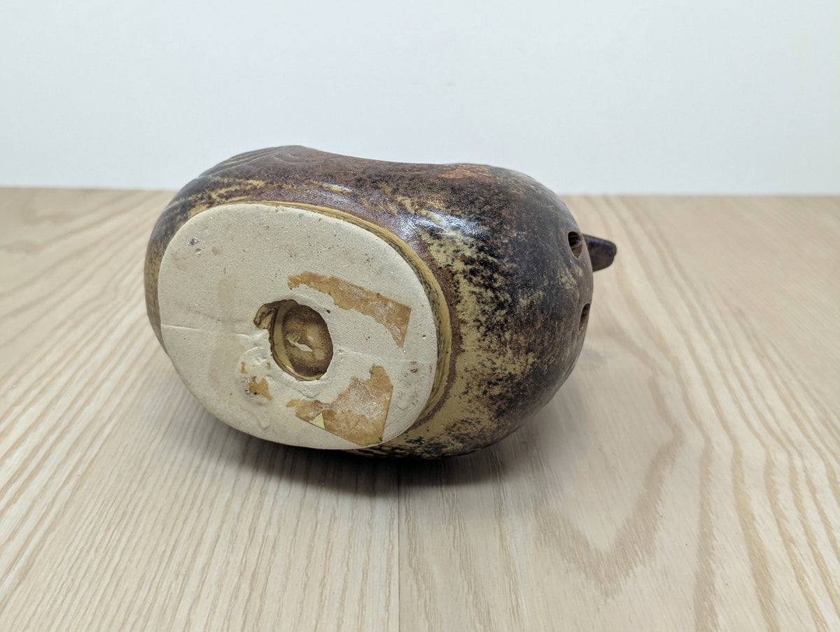 Ceramic Partridge Hanging Luminary | Mid Century Japanese Ceramics