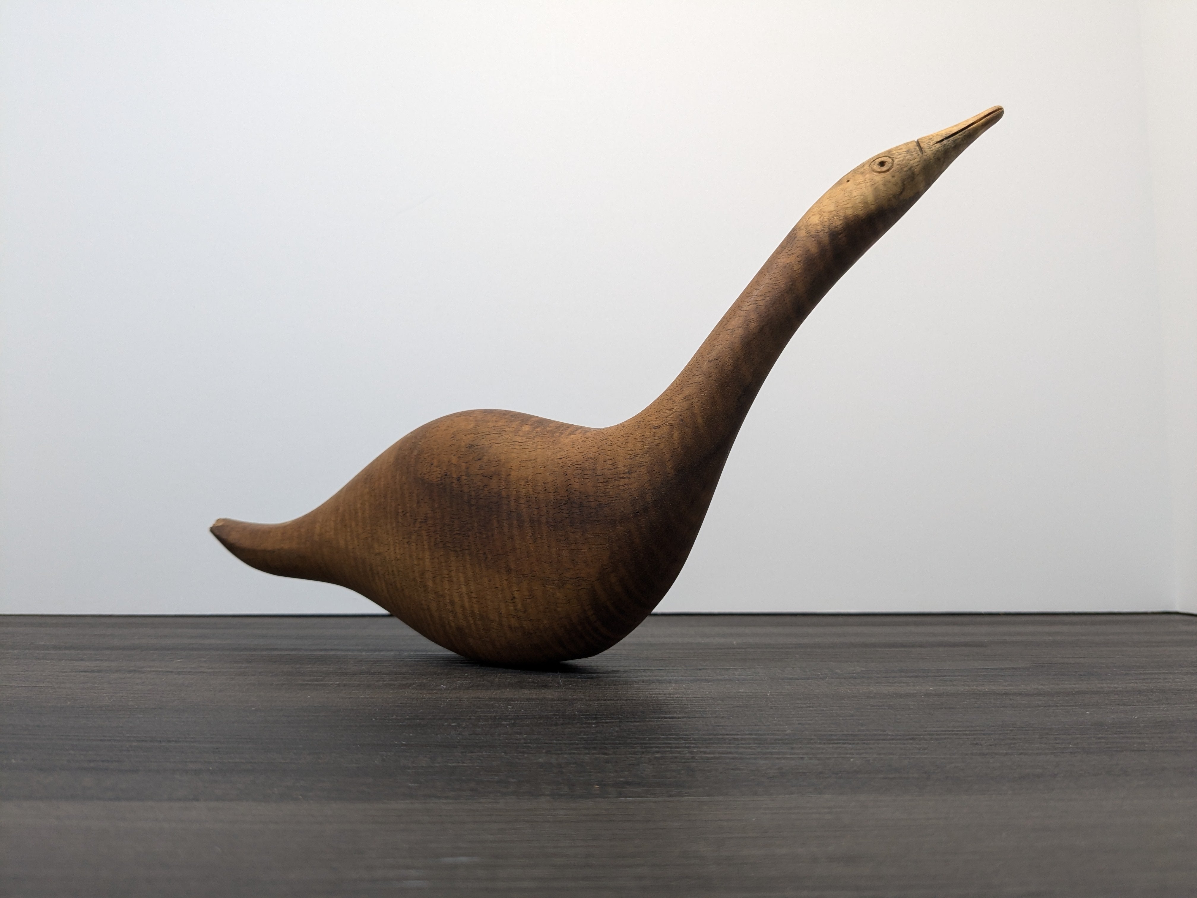 60cm 木彫り オブジェ ヴィンテージ ミッドセンチュリー ポリネシア John of Maui Vintage Bird Sculpture | Koa Wood Hand Made Sculpture