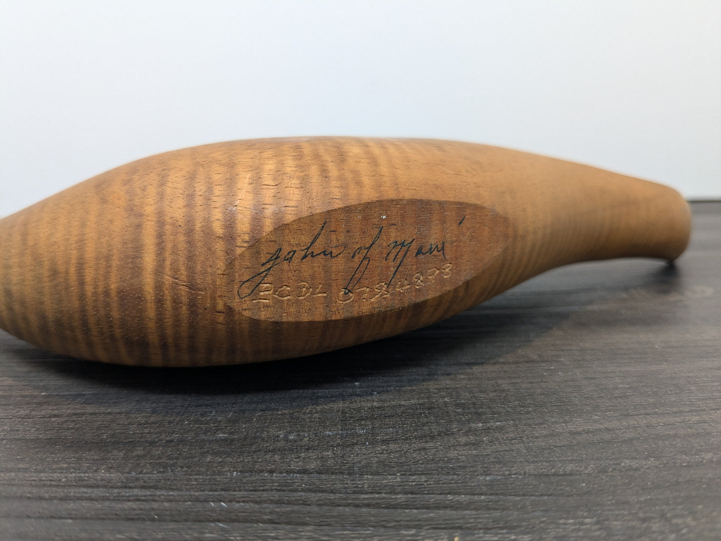 John of Maui Vintage Bird Sculpture | Koa Wood Hand Made Sculpture | Vintage Hawaiian Art