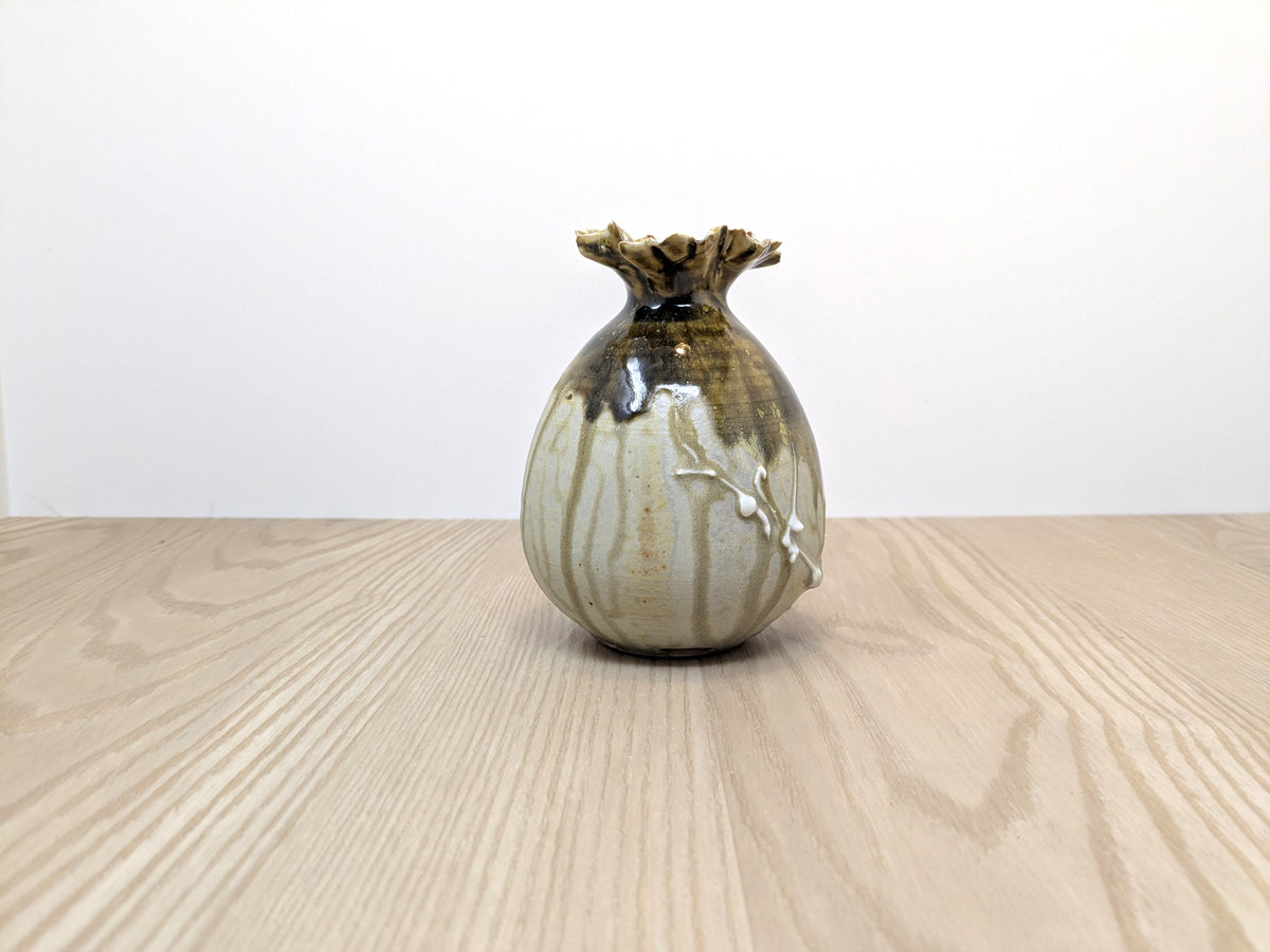 Larry Aguilar Stoneware Vase |